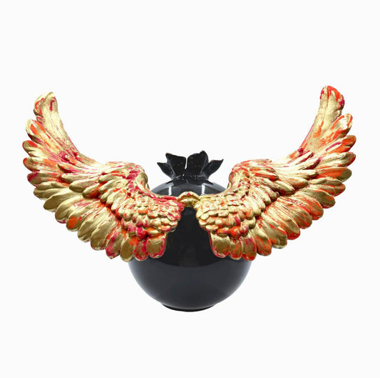 Divine Darling - 24k Gold-Plated Wings with Neon Accents