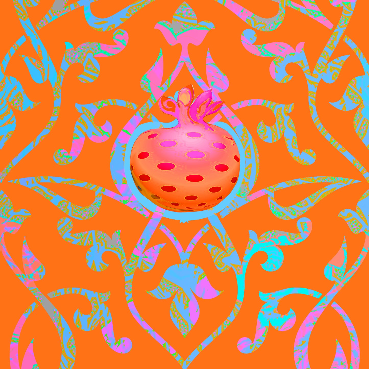 Pomegranates Forever 4 - Orange